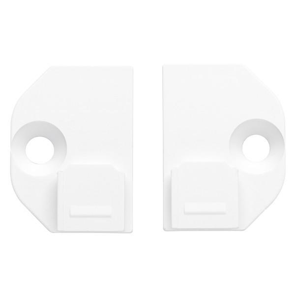 Fladbeslag til smal glasliste (min 8 mm) til UNIG Plissegardin Lux (vnr. 3032)