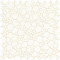 Hvid med kit cirkelmønster - 4558